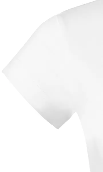 Ženska majica slim fit z okroglim izrezom - Kratki rokavi