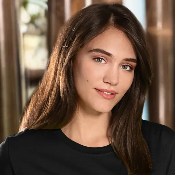 Ženska klasična majica - Klasičen okrogel izrez