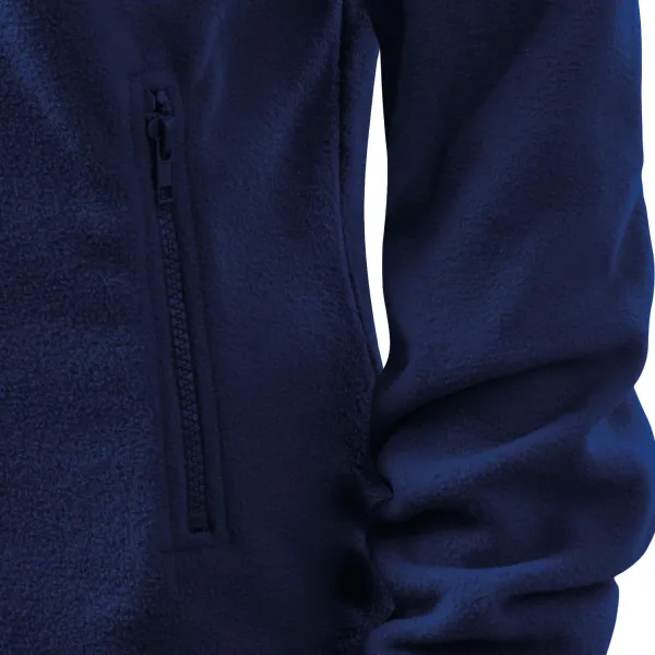 Ženska jakna iz flisa - Praktični žepi z zadrgo