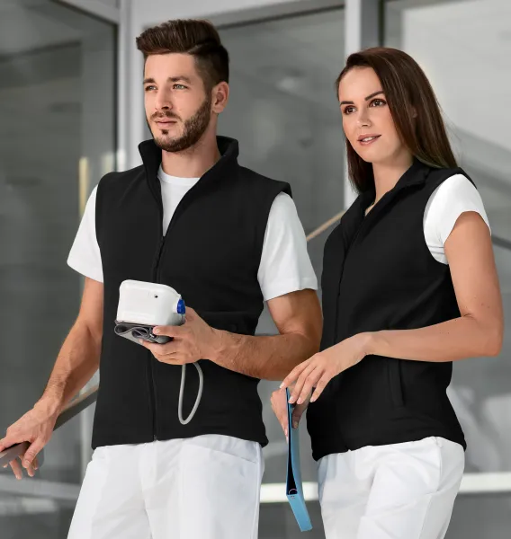 Klasičen telovnik iz flisa - Unisex flis jopič - za ženske in moške