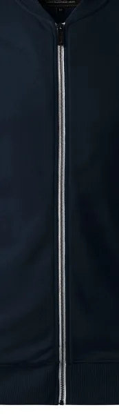 Moška trenirka s skritimi žepi - Bela kovinska zadrga