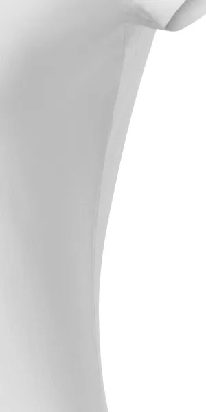 Ženska majica slim fit z izrezom V - Kroj s stranskimi šivi