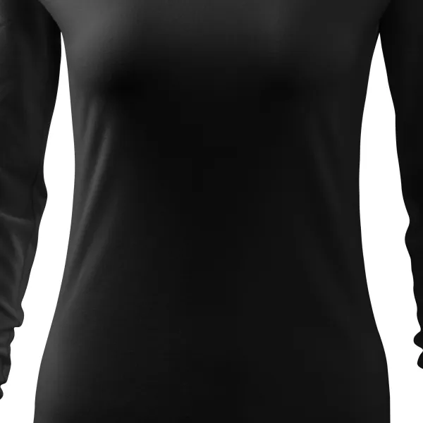 Ženska prilegajoča majica z izrezom V - Nežno zožen kroj