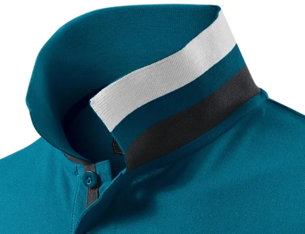 Moška polo majica z ovratnikom navzgor - Ovratnica z dvema načinoma nošenja