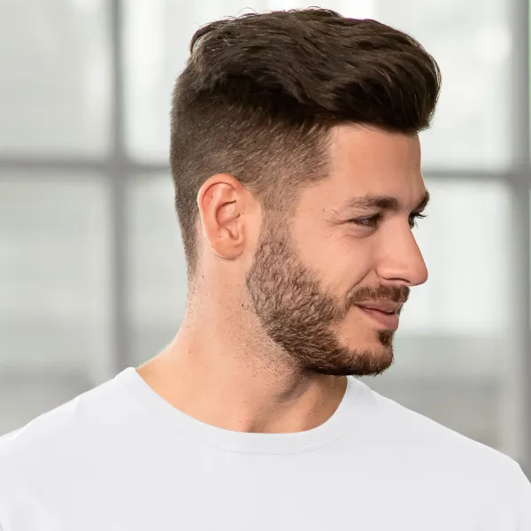Trpežna moška majica - Klasičen okrogel izrez