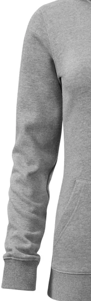 Ženska jopica s kapuco - Klasični dolgi rokavi