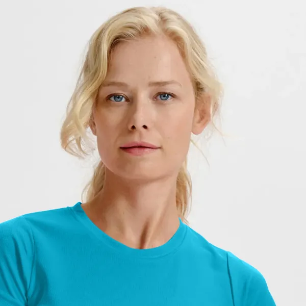 Ženska športna majica - Klasični okrogli izrez