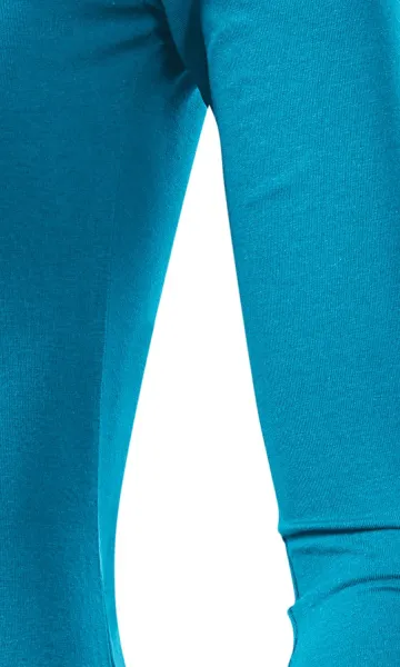 Ženska majica z dolgimi rokavi - Kroj s stranskimi šivi