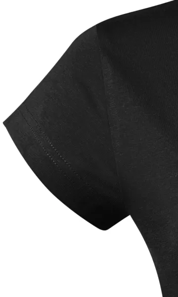 Ženska majica slim fit z okroglim izrezom - Kratki rokavi