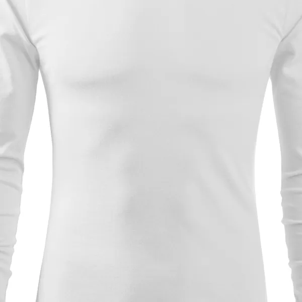 Moška majica z dolgimi rokavi - Rahlo oprijet kroj