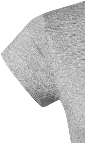 Ženska majica slim fit z izrezom V - Zelo kratki rokavi