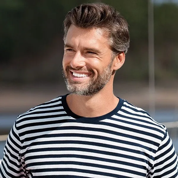 Majica v mornarskem slogu - Klasičen okrogel izrez