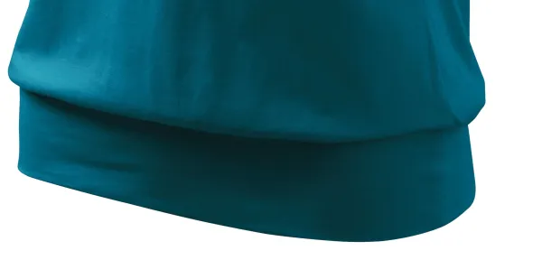 Ženska trendovska majica - Širok spodnji rob srajce