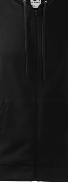 Moška jopica s kapuco - Zadrga v barvi puloverja