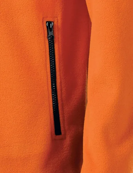 Topla jakna iz flisa unisex - Praktični žepi z zadrgo