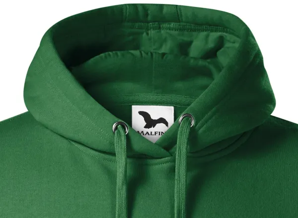 Moška jopica s kapuco brez zadrge - Kapuca z vrvicami