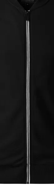 Moška trenirka s skritimi žepi - Bela kovinska zadrga