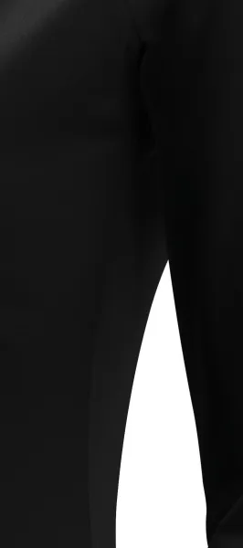 Ženska prilegajoča majica z izrezom V - Kroj s stranskimi šivi