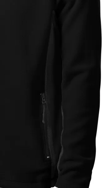 Moška flis jakna v kontrastu - Temni kontrastni detajli