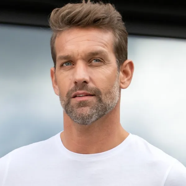 Ekskluzivna moška majica - Klasičen okrogel izrez