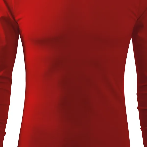 Moška majica z dolgimi rokavi - Rahlo oprijet kroj