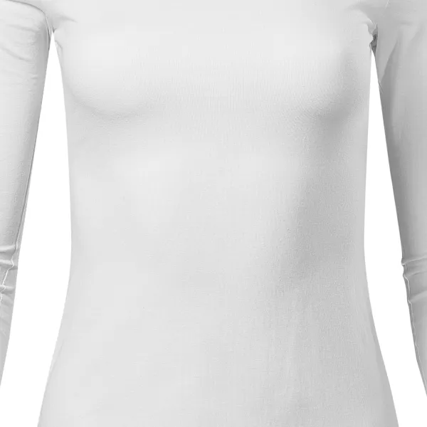 Ženska majica z dolgimi rokavi - Rahlo oprijet kroj