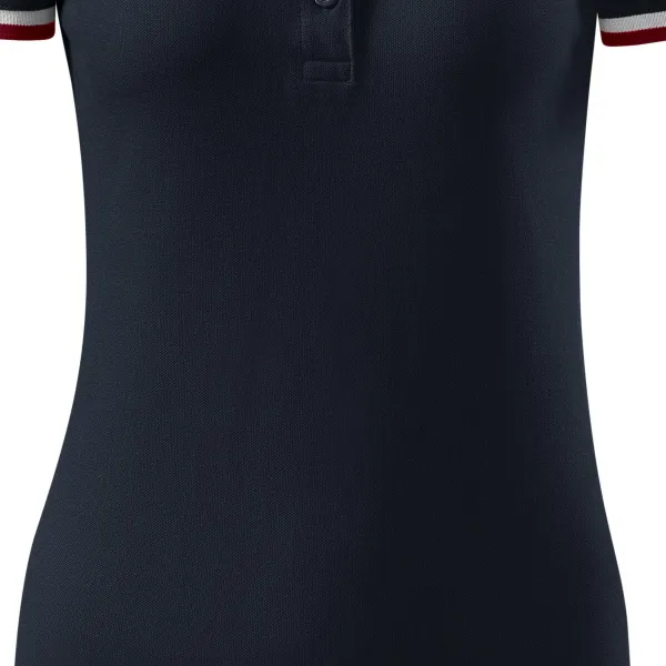 Ženska polo majica z ovratnikom navzgor - Rahlo zožen kroj