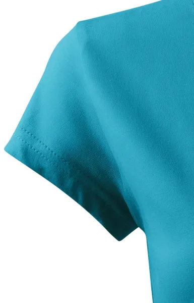 Ženska trendovska majica - Zelo kratki rokavi