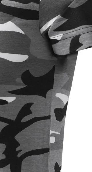 Kamuflažna majica - Kroj s stranskimi šivi