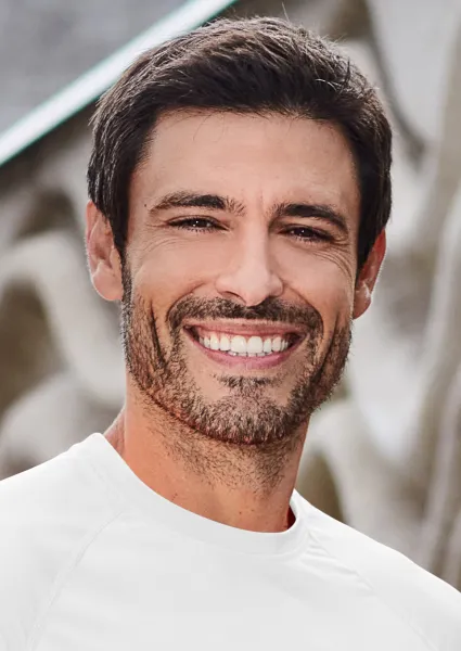 Moška športna majica - Klasični okrogli izrez