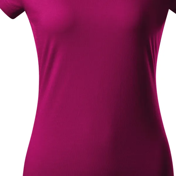 Ženska majica slim fit z izrezom V - Nežno zožen kroj