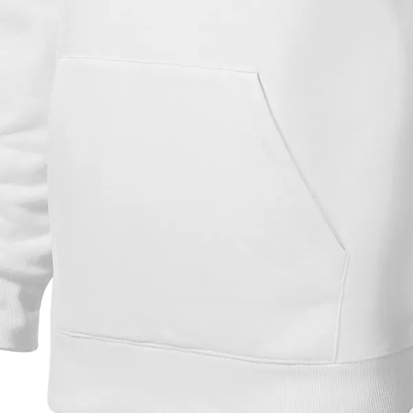 Moška jopica s kapuco brez zadrge - Torbica v stilu kenguruja