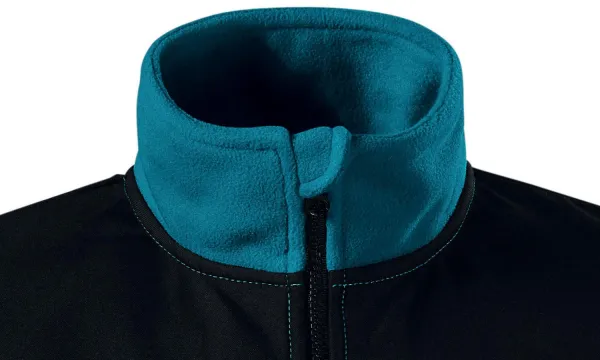 Topla jakna iz flisa unisex - Zapiranje z zadrgo do brade