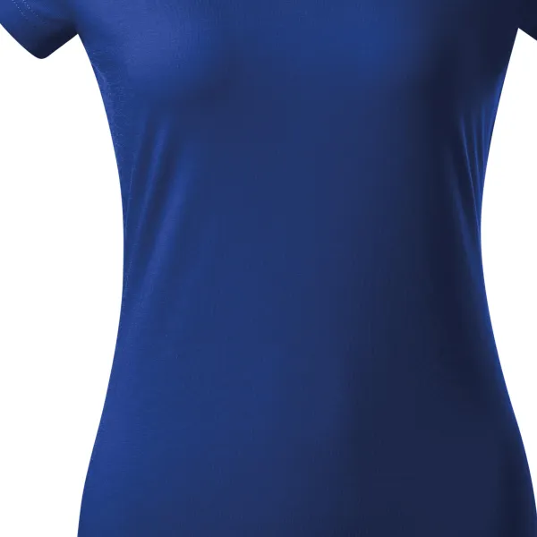 Ženska majica slim fit z izrezom V - Nežno zožen kroj