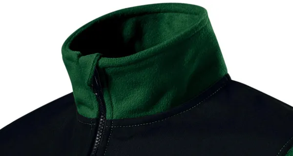 Topla jakna iz flisa unisex - Dvignjen ovratnik za zaščito vratu pred mrazom