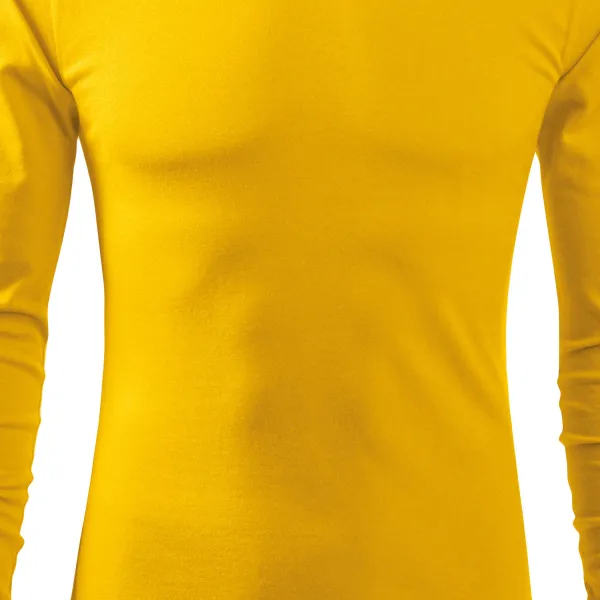 Moška majica z dolgimi rokavi - Rahlo oprijet kroj