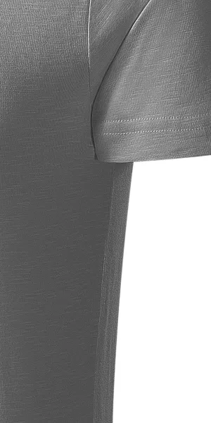 Moška majica iz teksturiranega organskega bombaža - Kroj s stranskimi šivi