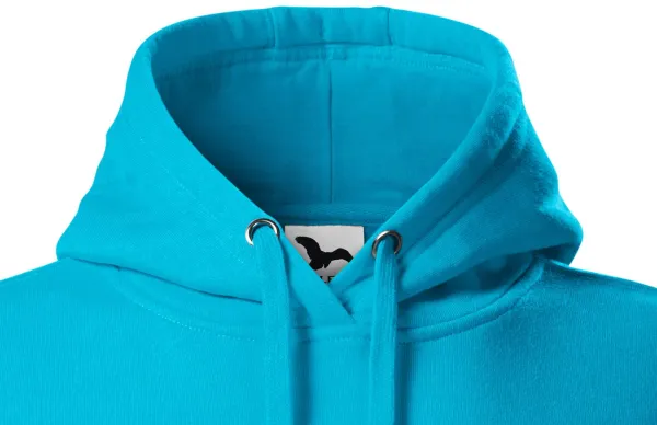 Ženska jopica s kapuco brez zadrge - Kapuca z vrvicami