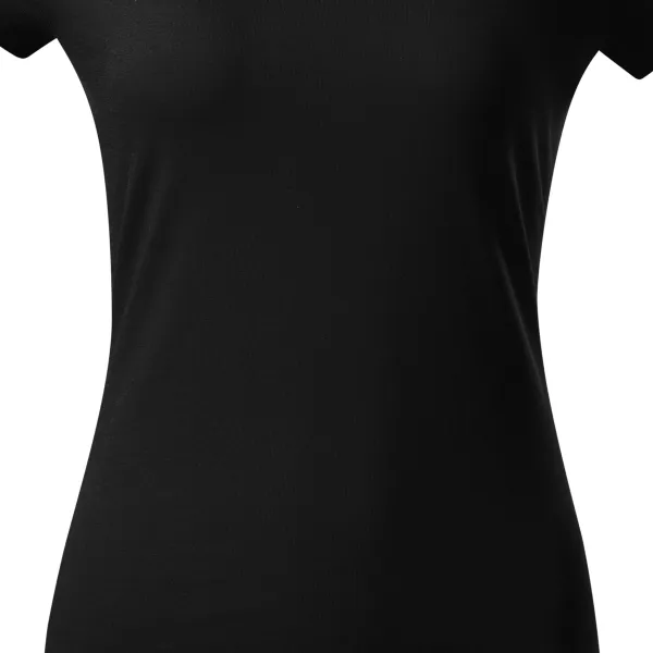 Ženska majica slim fit z okroglim izrezom - Nežno zožen kroj