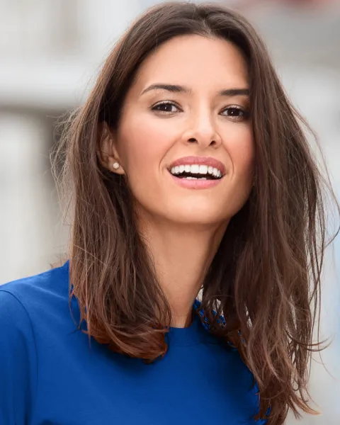 Ženska preprosta majica - Klasičen okrogel izrez