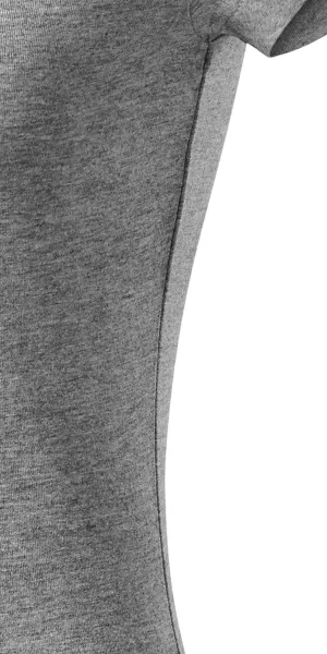 Ženska majica slim fit z izrezom V - Kroj s stranskimi šivi