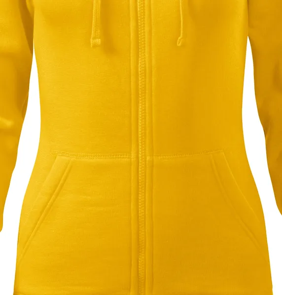 Ženska jopica s kapuco - Zožen kroj s stranskimi šivi