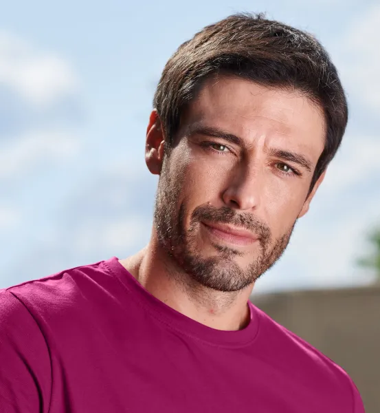 Moška preprosta majica - Klasičen okrogel izrez