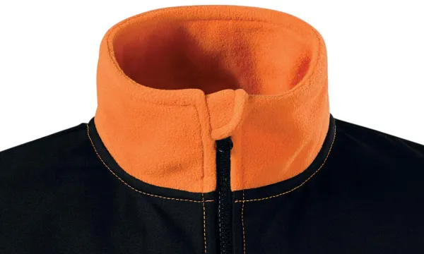 Topla jakna iz flisa unisex - Zapiranje z zadrgo do brade