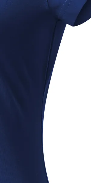 Ženska majica slim fit z izrezom V - Kroj s stranskimi šivi