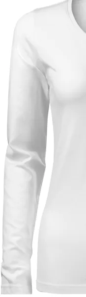 Ženska prilegajoča majica z dolgimi rokavi - Klasični dolgi rokavi
