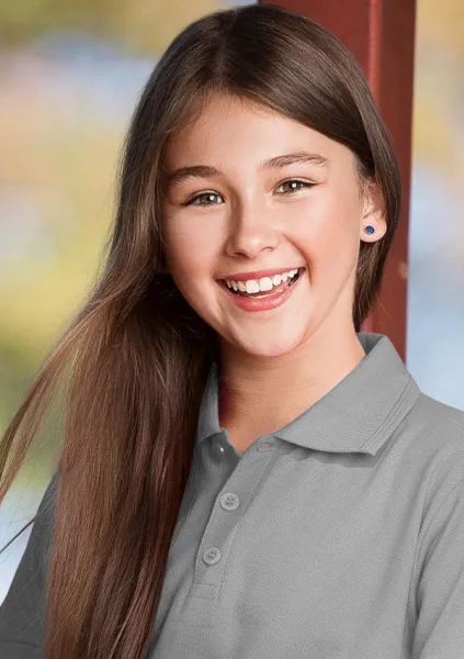 Polo majica za otroke - Zapenjanje s 3 gumbi