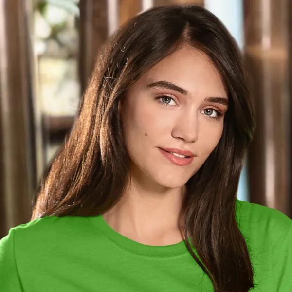 Ženska klasična majica - Klasičen okrogel izrez