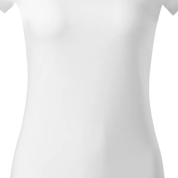 Ženska majica slim fit z okroglim izrezom - Nežno zožen kroj