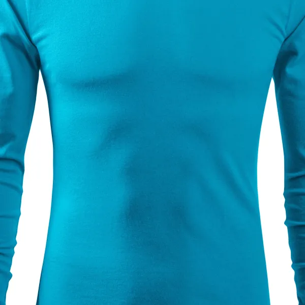 Moška majica z dolgimi rokavi - Rahlo oprijet kroj